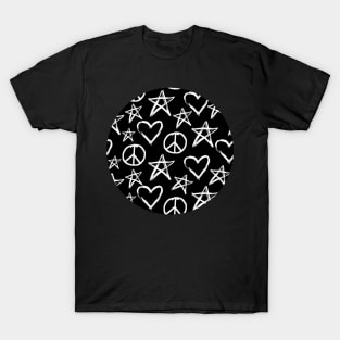 Peace - Love - Star T-Shirt